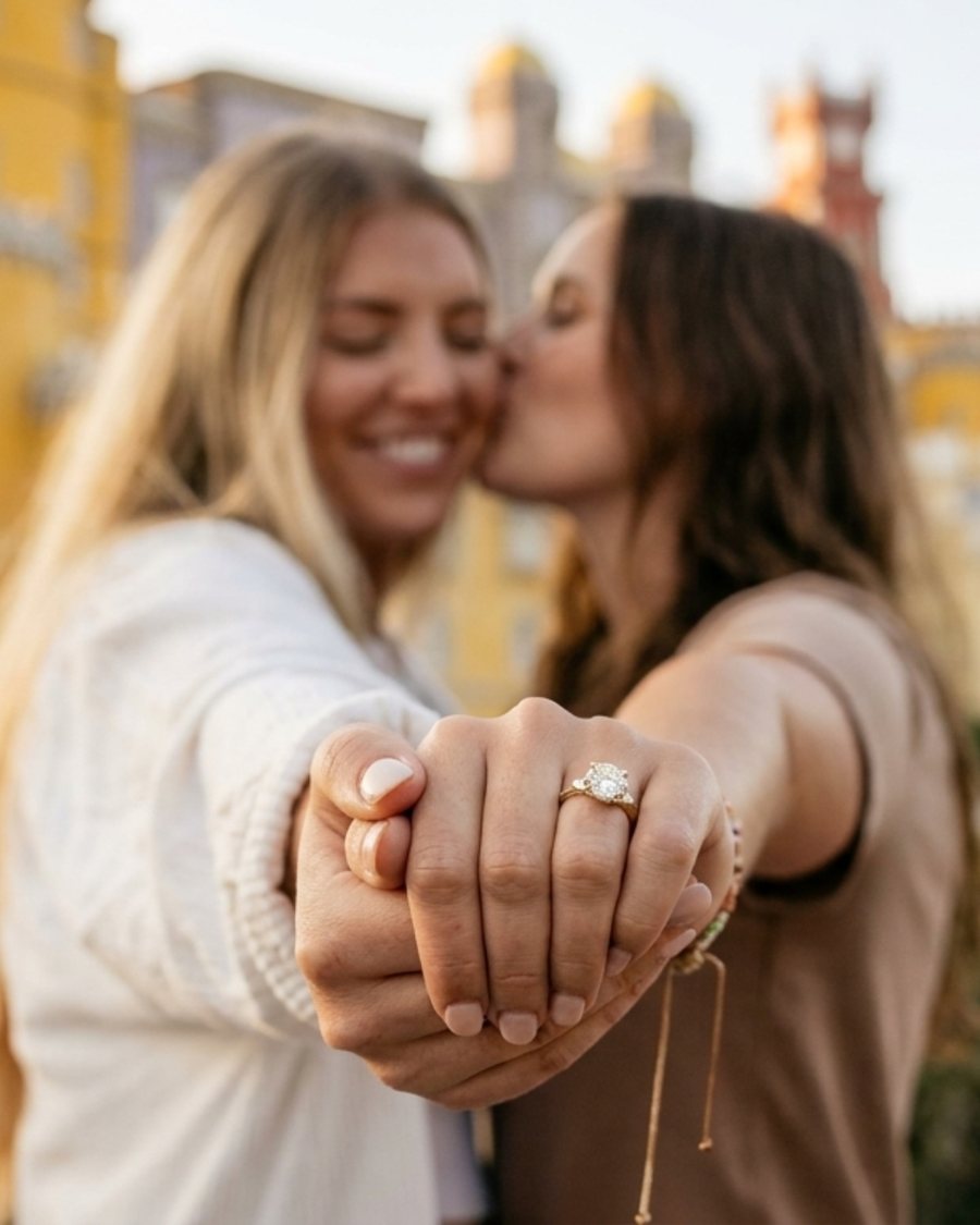 Fotografia de pedido de casamento por Que Disparo Weddings
